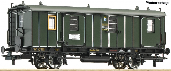 Baggage car type Pwi-bay07<br /><a href='images/pictures/Roco/Roco-74902.jpg' target='_blank'>Full size image</a>